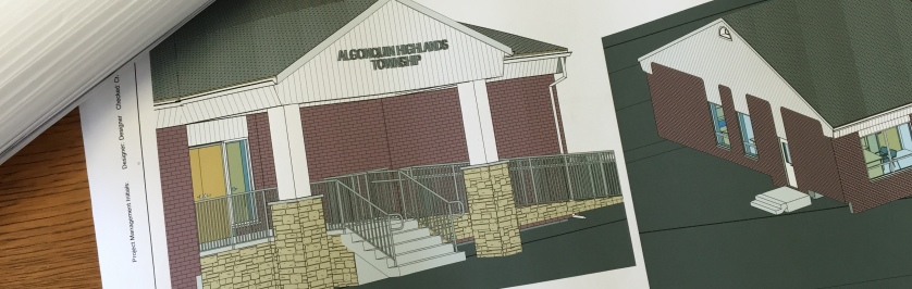 Photo of Building Plans Showing Accessible Ramp