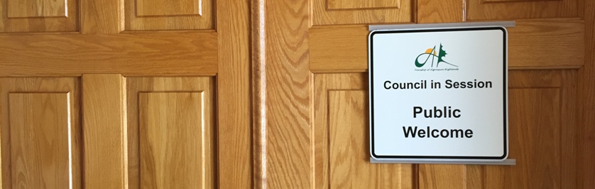 Photo of Sign Council in Session