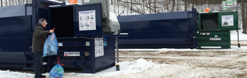 Photo of Recycling Compactor Bins